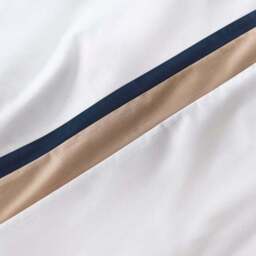 Dorma Alderton 100% Cotton Sateen Flat Sheet - thumbnail 3