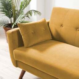 Bobby Velvet Double Sofa Bed - thumbnail 4