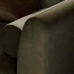 Max Velvet Corner Chaise Sofa - thumbnail 4