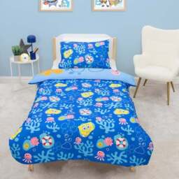 Spongebob Reversible Duvet Cover & Pillowcase Set - thumbnail 2
