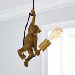 Odisha Gold Monkey Ceiling Light - thumbnail 2