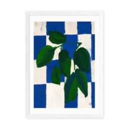 East End Prints Checkered Greenery Print - thumbnail 2