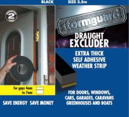 Stormguard Draft Excluder Self Adhesive Weather Strip Tape - thumbnail 2