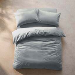 100% Egyptian Cotton 220 Thread Count Standard Pillowcase Pair - thumbnail 2