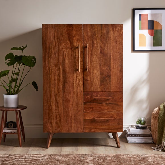 Maxton Small Wardrobe, Mango Wood - image 1