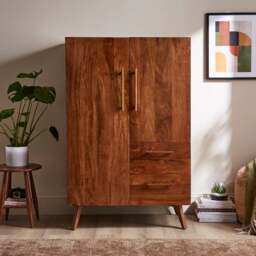 Maxton Small Wardrobe, Mango Wood