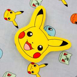 Pokemon Goodbye Pikachu Face Cushion - thumbnail 1