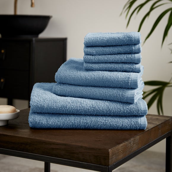 Catherine Lansfield Quick Dry 8 Piece Towel Bale - image 1