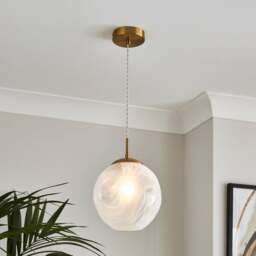Marble Art Deco Ceiling Light - thumbnail 1