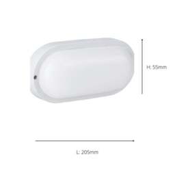 EGLO Essentials Boschetto-E Oval Flush Ceiling Light - thumbnail 3
