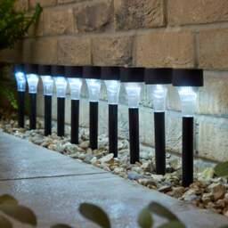 Pack of 10 Solar Plastic Stake Lights - thumbnail 1