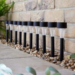 Pack of 10 Solar Plastic Stake Lights - thumbnail 2