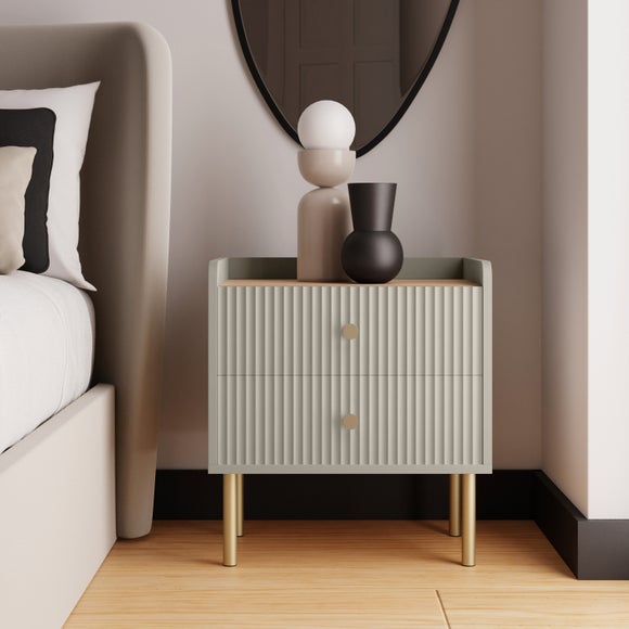 Georgi 2 Drawer Bedside Table - image 1