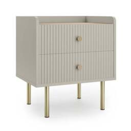 Georgi 2 Drawer Bedside Table - thumbnail 2