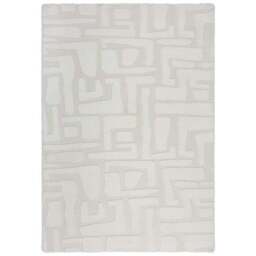 Boucle Carved Faux Fur Rug - thumbnail 5