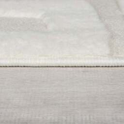 Boucle Carved Faux Fur Rug - thumbnail 4
