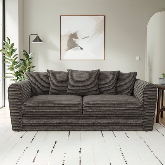 Blake Horizontal Jumbo Cord 3 Seater Sofa - image 1