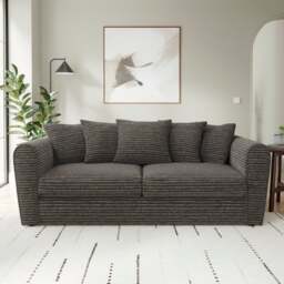 Blake Horizontal Jumbo Cord 3 Seater Sofa - thumbnail 1
