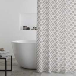 Catherine Lansfield Aztec Diamond Shower Curtain