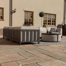 Maze Ibiza Large Corner Garden Sofa Set with Round Coffee Table - thumbnail 5