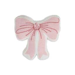 Catherine Lansfield Bow Boucle 3D Cushion - thumbnail 3