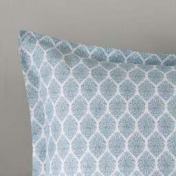Tove Woodblock 100% Cotton Oxford Pillowcase - thumbnail 2