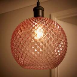 Elodie Faceted Glass Easy Fit Pendant Shade - thumbnail 2