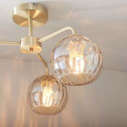 Vogue Arkoma 3 Light Semi Flush Ceiling Light - thumbnail 5