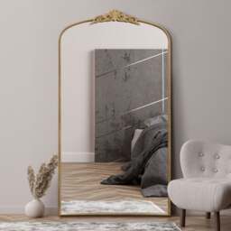 Crown Arched Full Length Wall Mirror - thumbnail 1