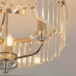 Vogue Balmoral 3 Light Semi Flush Chandelier - thumbnail 3