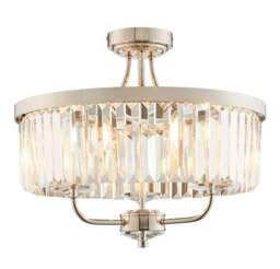 Vogue Balmoral 3 Light Semi Flush Chandelier - thumbnail 5