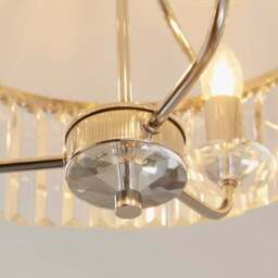 Vogue Balmoral 3 Light Semi Flush Chandelier - thumbnail 2
