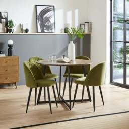 Brayden 4 Seater Round Dining Table - thumbnail 2