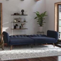 Brittany Linen 3 Seater Double Sofa Bed - thumbnail 2