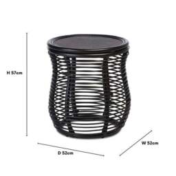 Desser Royal Round Rattan Side Table - thumbnail 4