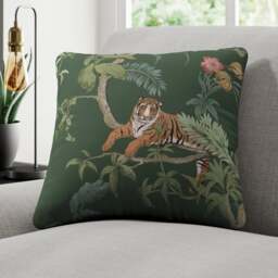 Maximalist Bengal Made to Order Cushion Cover - thumbnail 1