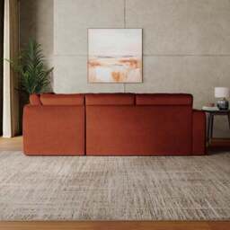 Abel Matte Velvet Corner Sofa - thumbnail 2