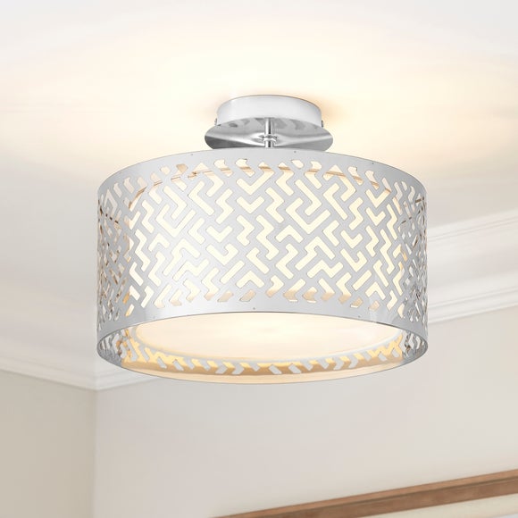Nyx Modern Semi Flush Ceiling Light - image 1