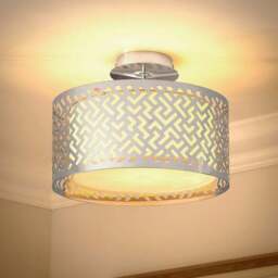 Nyx Modern Semi Flush Ceiling Light - thumbnail 2