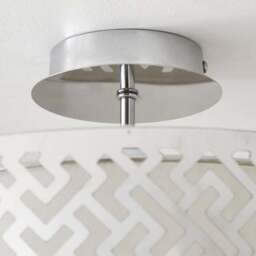 Nyx Modern Semi Flush Ceiling Light - thumbnail 3