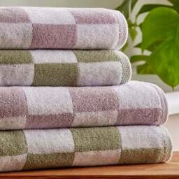 Checkerboard Cotton Towel - thumbnail 4