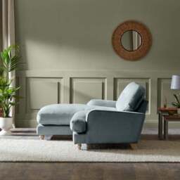 Martha Vintage Velvet Corner Chaise - thumbnail 3