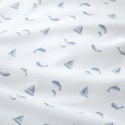 By The Sea Organic Cotton Duvet Cover and Pillowcase Set - thumbnail 3