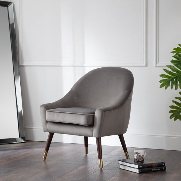 Elliot Velvet Cocktail Chair - image 1