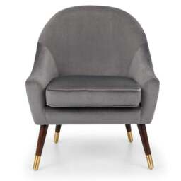 Elliot Velvet Cocktail Chair - thumbnail 3
