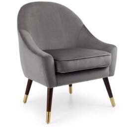 Elliot Velvet Cocktail Chair - thumbnail 2