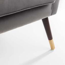 Elliot Velvet Cocktail Chair - thumbnail 6