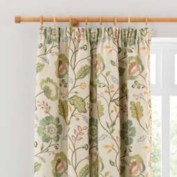 Lampasso Pencil Pleat Curtains - thumbnail 1