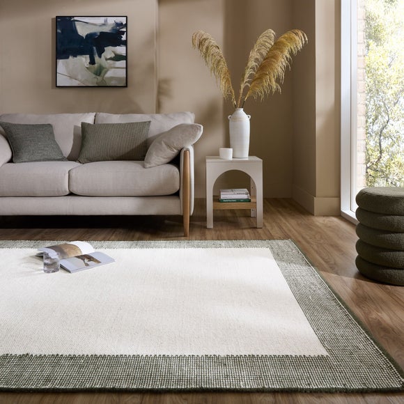 Seb Border Wool Rug - image 1