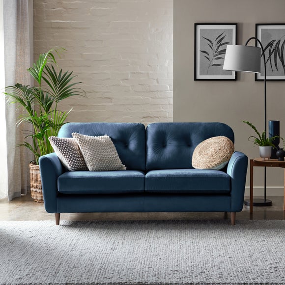 Sven Opulent Velvet 3 Seater Sofa - image 1